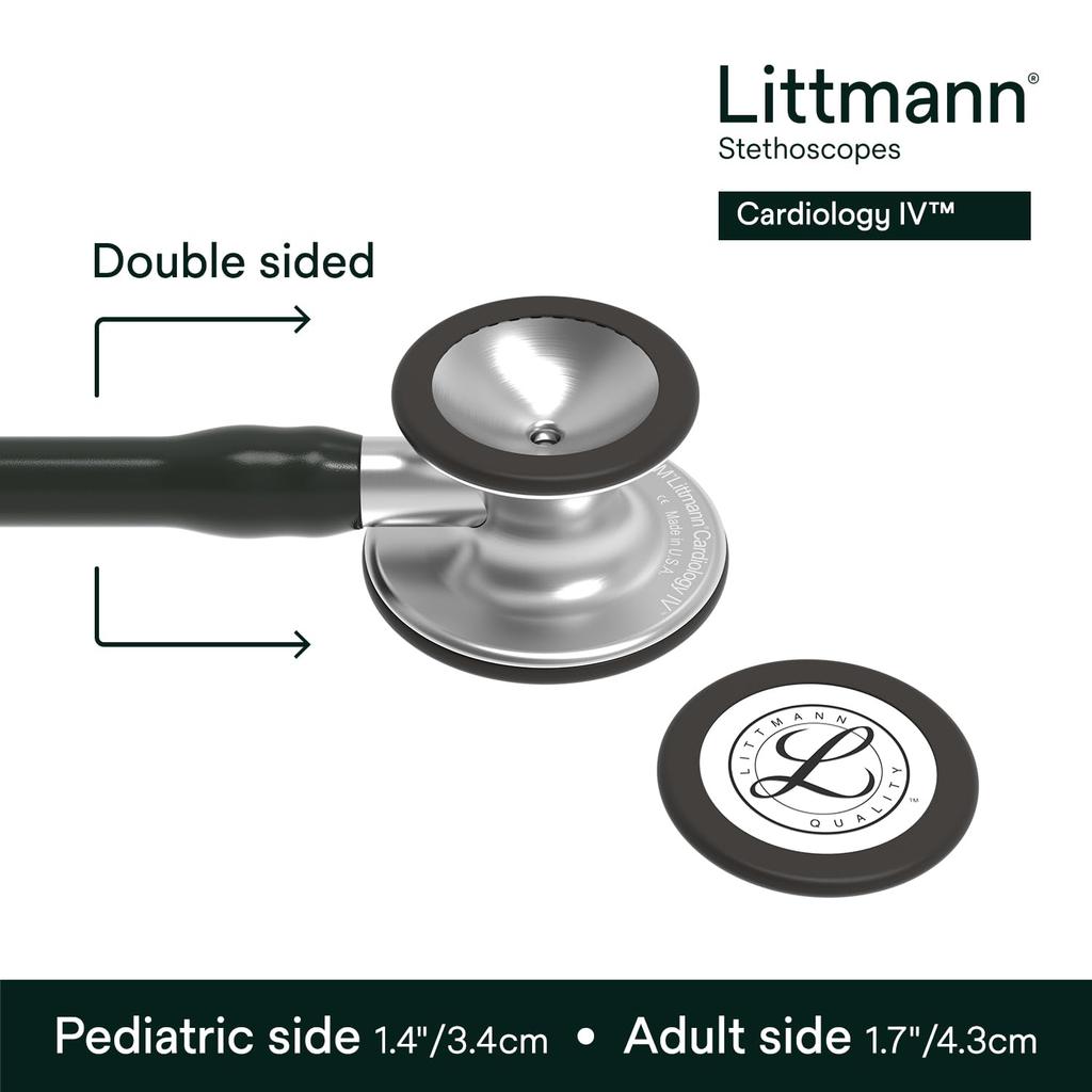 Littmann Cardiology IV 6151 Stethoscope Short (Black)