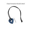 Ins Volcanic Stone Heart Necklace Elegant Personalized Sweater Chain  Sweater Decor