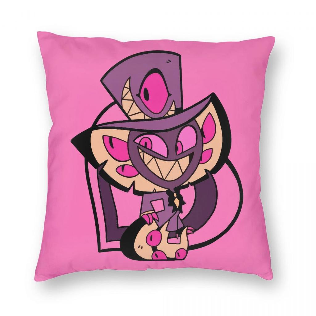 Hazbins Hotels Vox Kissenbezug Druck Polyester Kissenbezug Dekoration Kissenbezug Abdeckung Zuhause Quadratisch 45X45cm