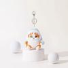 Cartoon Plush Cat Keychain Cute Pendant Keyring Hanging Ornament Keys Holder