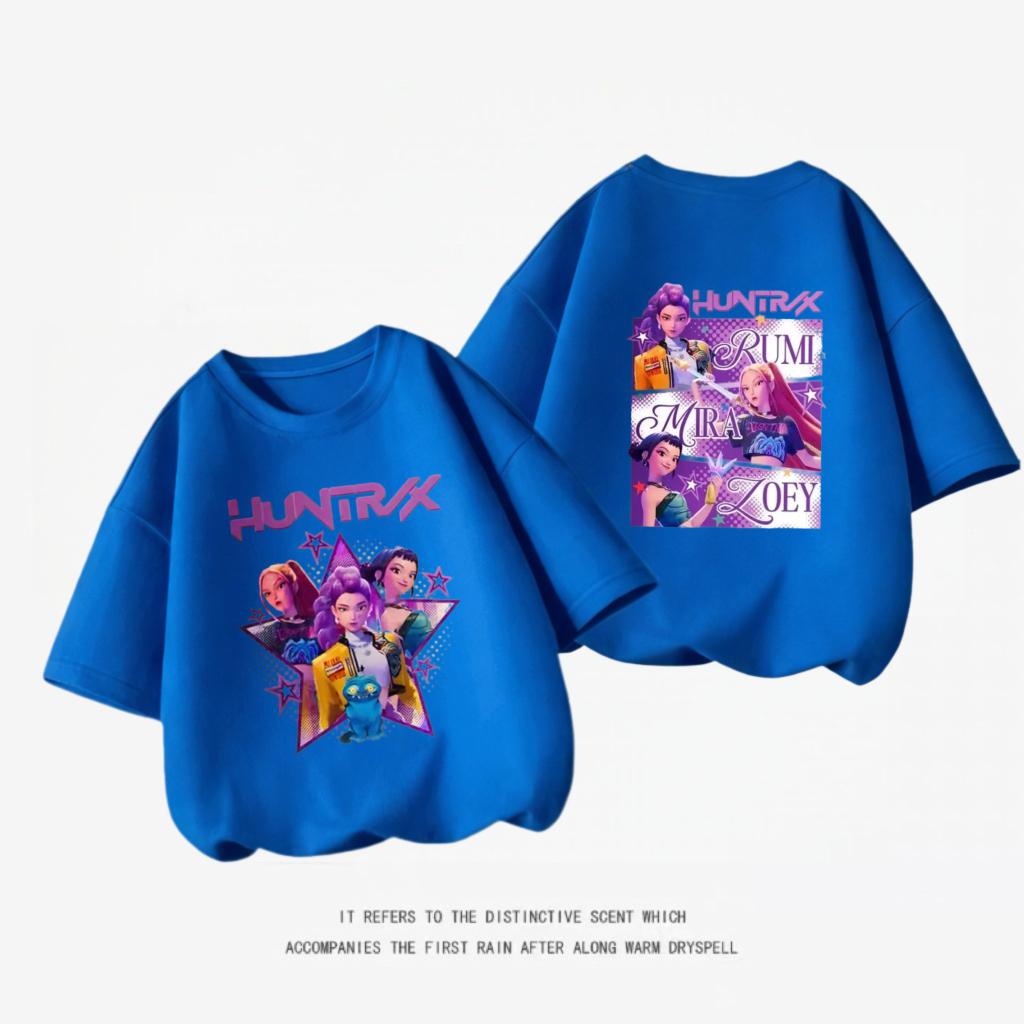 

Double-sided Printing T-shirt Summer Girls Cartoon Fashion Tees Short Sleeve Base Shirt Simple Trendy All-match Tees For 1-10Age 100