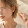 Vintage Textured Stud Earrings: European and American High-End Fashion, Versatile Everyday Luxury