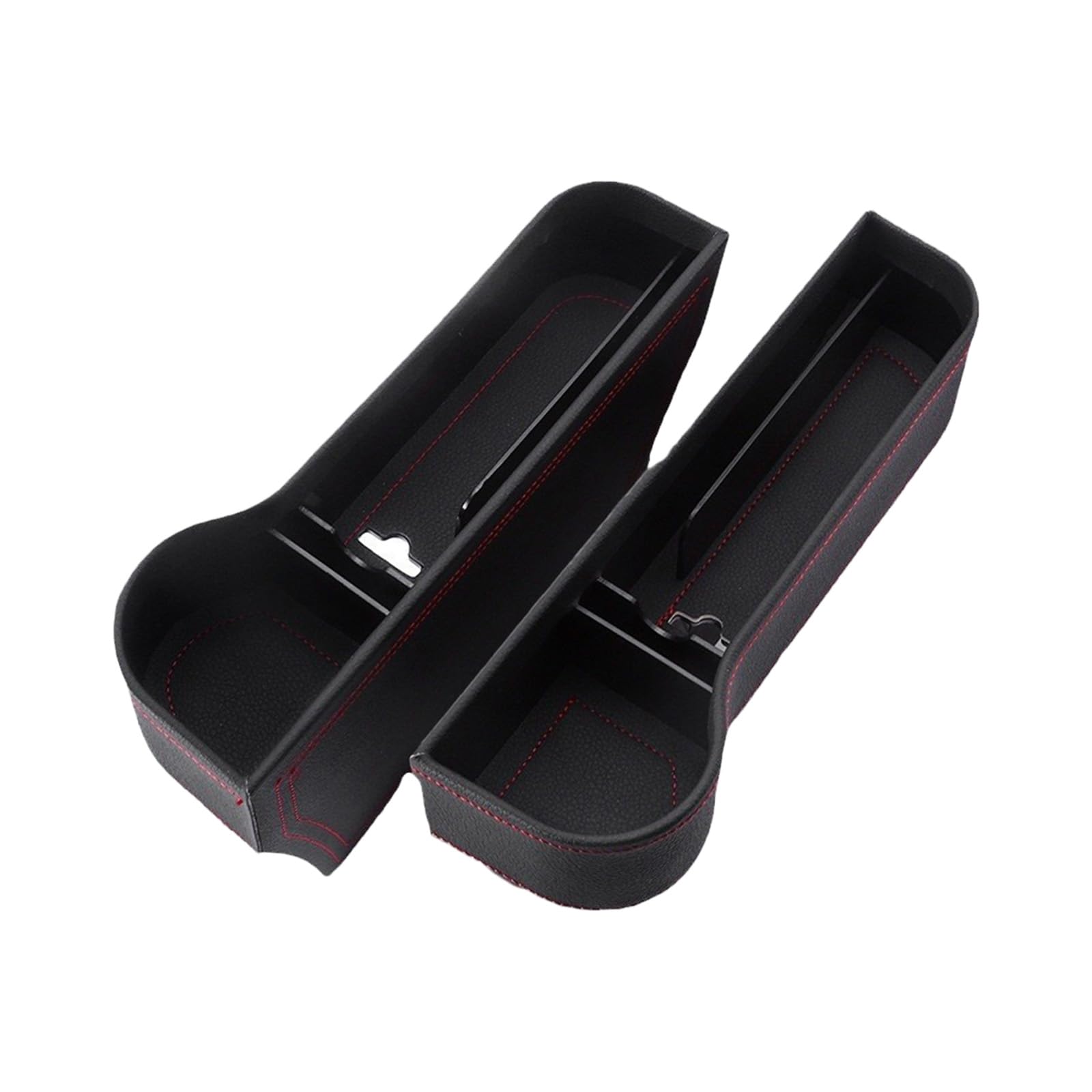

EMIRAIZE Car Seat Gap Storage Car Convenient Car Passenger Seat Side Leather Drink Set of 2 Box, Accessories, Accessory, Pocket, Storage, Keys, чёрный