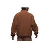Jordan Flight Faux Shearling Stand Collar Loose Jacket Men Jacket Dark-Brown FV7449-223