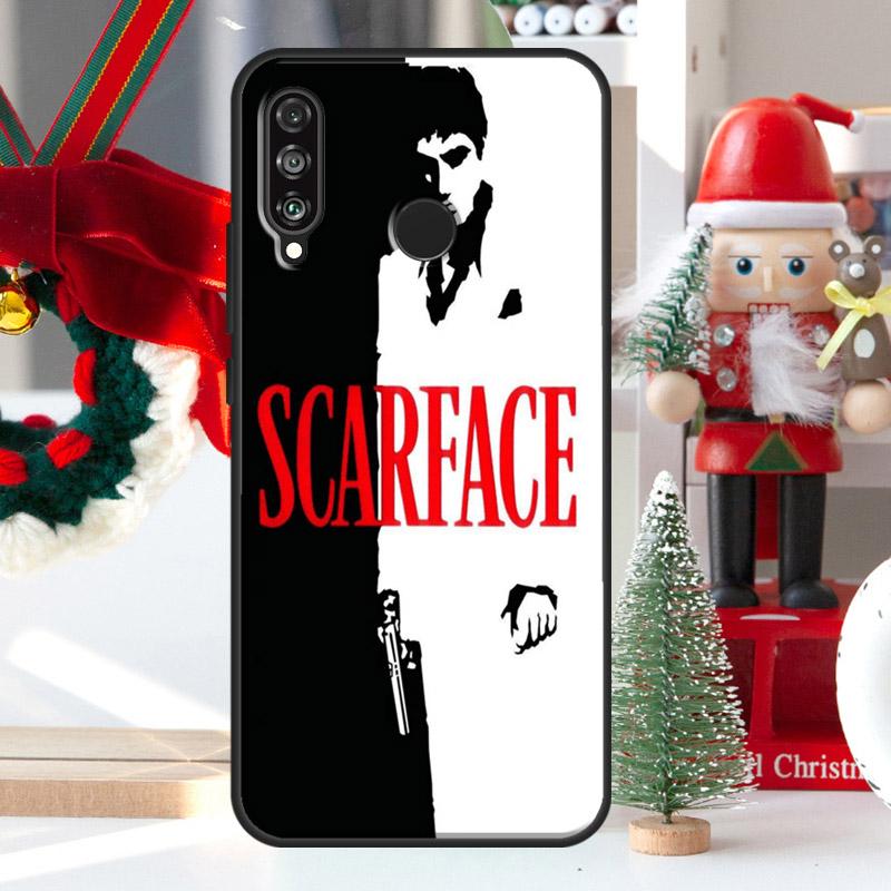 Scarface Tony Montana Film For Huawei Nova 7i 8i 11i 12i 12s Y73 Y70 Y90 Y60 Y72 Y61 Y91 9 10 SE P30 Pro P40 Lite Case