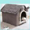 Kleines Hundehaus Alle Jahreszeiten Teddy Winter Warm Abnehmbar Waschbar Haustierbett