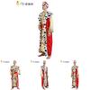 Middle Classic Eastern King Costume For Men Comfortable Polyester Fabric Parties For