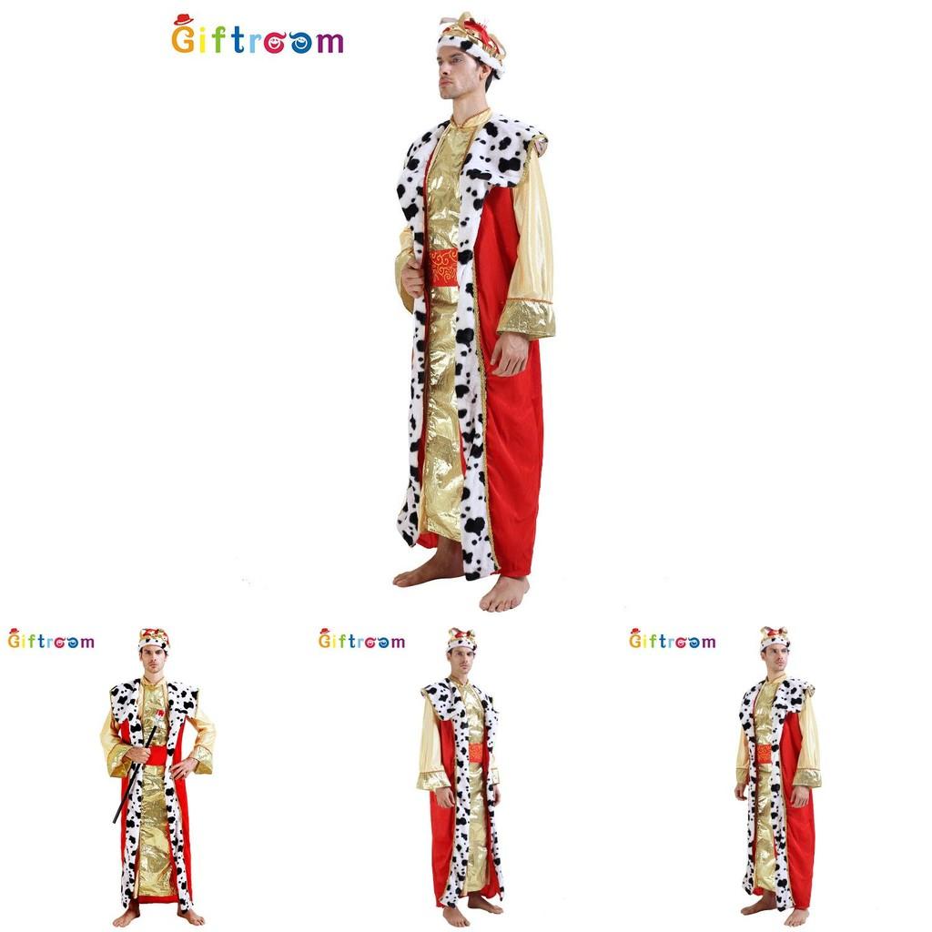 Stylish Arab King Outfit For Men Perfect For Halloween Stage Performances And Parties