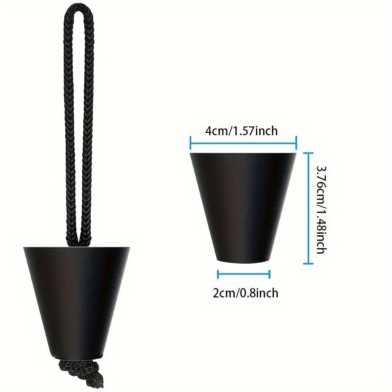 2pcs Kayak Drain Plug with Drawstring, Universal Rubber Drain Hole Plug, Suitable for Kayaking