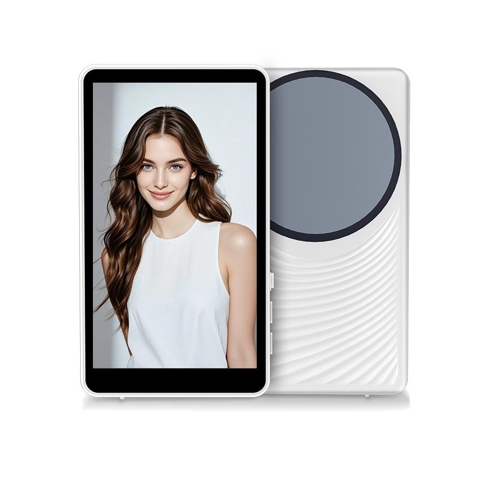 Wireless Mobile Selfie Projector with Split Screen and Teleprompter for Live Streaming