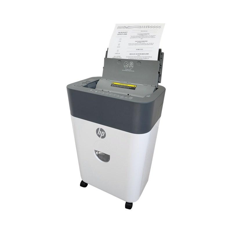 Hp Oneshred Auto 100Cc Shredder, White And Gray
