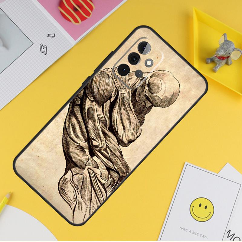 Human Anatomy Case For Samsung Galaxy A54 A34 A14 A56 A52 A53 A16 A26 A36 A55 A35 A15 A32 A12 A33 A13 A17