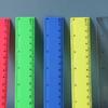 4Pcs Measuring Ruler Tool with Inches Centimeters for Classroom Home Office Colorful Ruler Plastic Ruler Straight Clear