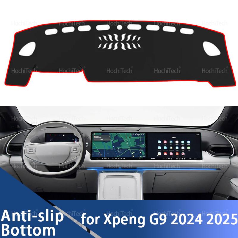 Car Dashboard Cover Protective Pad Dash Board Sunshade Carpet Anti-UV Dashmat for XPeng G9 2024 2025 Interior Accessories