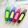Multifunctional Halter Ballpoint Pen Sticky Note Light Strip Flashlight Stationery 3in1 with Colorful String School Supplies