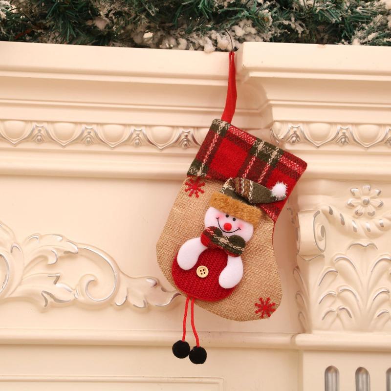 Christmas Decorations, Christmas Sock Hangers, Christmas Sock Gift Bag Hangers, Gift Bag Sock Hangers