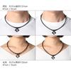 Colantotte SPORTS PRO Magnetic Titanium Necklace SG160 CO Magnetic Necklace S160 Black and Red Black Titanium and Red M 47cm Loop Top