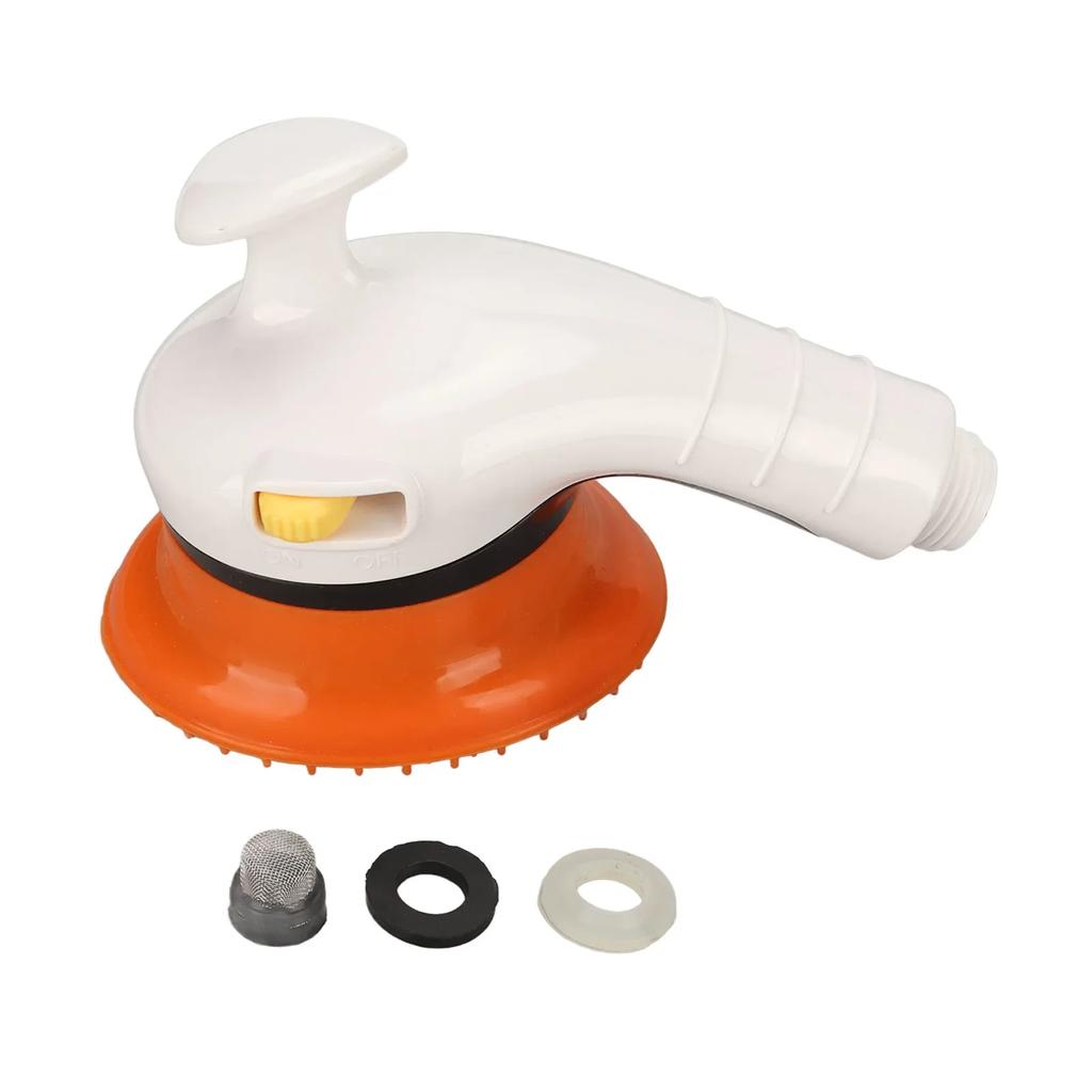 Pet Shower Head Brush With Switch Universal Soft Teeth Massage Dog Shower Head Bath Brush With Ergonomic Handle