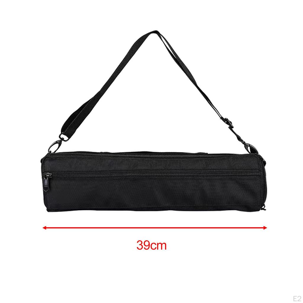 Flute Carry Case Protect Bag Canvas Lightweight Plush Inside Adjustable Strap for Musical