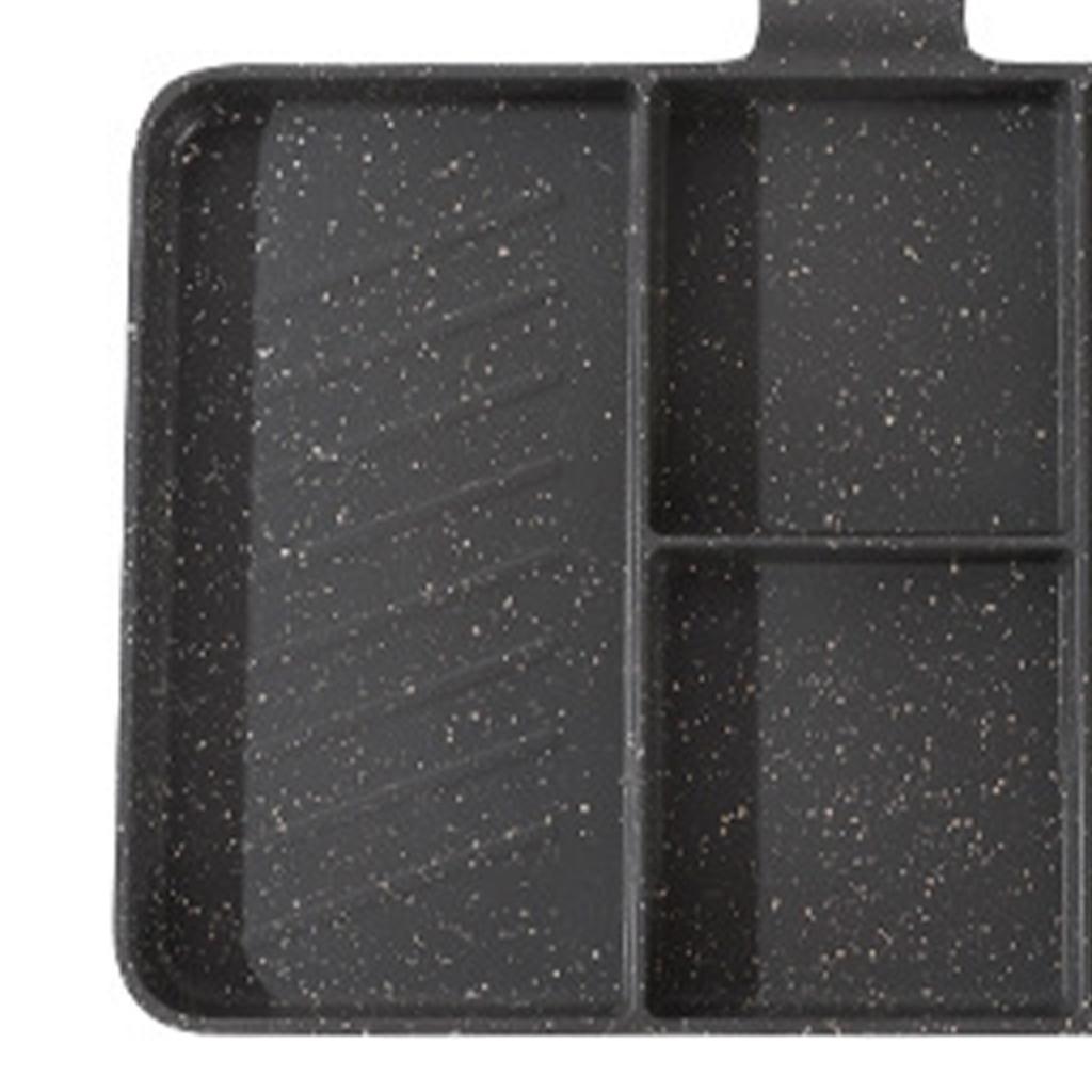 Divided Grill Maifan Stone Coating Aluminum Uniform Heating Anti Stick Multifunctional 4 Section Breakfast Pan for