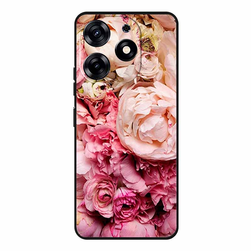 For Tecno Spark 20 Pro Case Wolf Soft Silicone TPU Back Cover Phone Cases For Tecno Spark20 Pro KJ6 Cute Animals Protector Funda