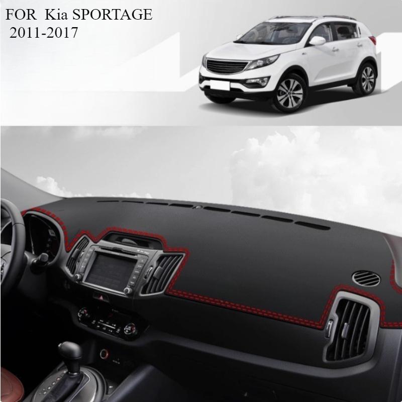 FOR  Kia SPORTAGE 2011-2017  Car Dash Mat Dashmat Dashboard Mat Cover Sun Shade Dash Board Cover Carpet  Accessories