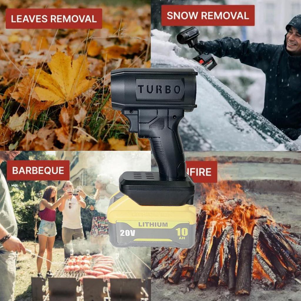 Double-Blow V2.0 Milwaukee Handheld Car Blower with Turbine Fan