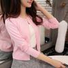 Jarní Podzim Svetr Dámské Cardigan Svetry Jednobarevné Pearl Button Women Slim