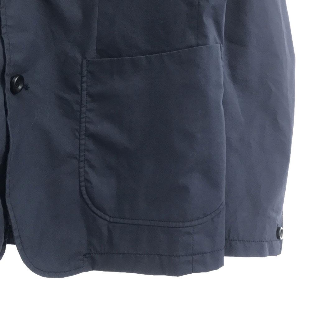 nano universe Notched Jacket L Navy Reverse Paisley Men's Used