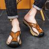 Men Sewing Flip-flops Daliy Summer Retro Casual Slippers Non-slip Wear-resistant upper Sandals Comfortable Shoes Chaussons Homme