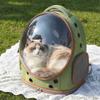 Pet Cat Backpack Space Capsule Pet Backpack Breathable, Portable and Transparent Puppy Carrier