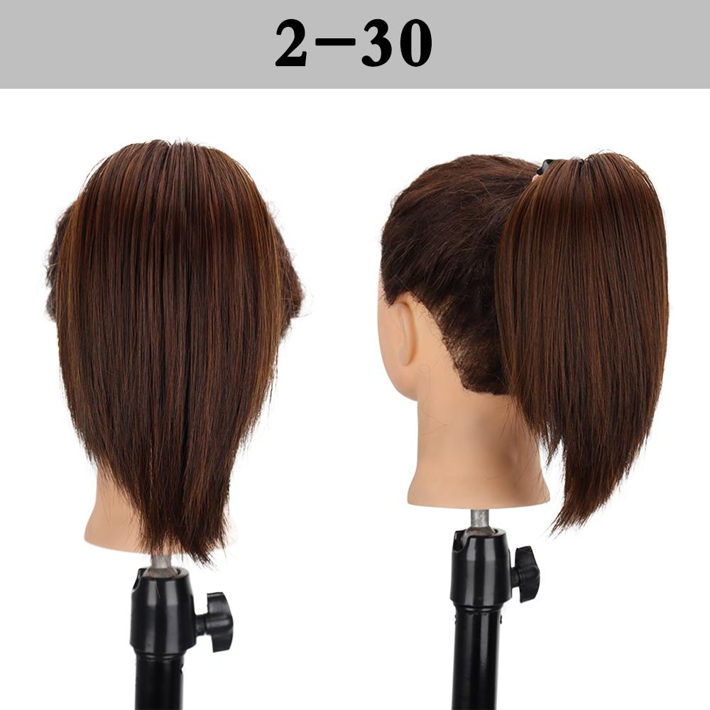 LISI HAIR Synthetic Claw Clip In Ponytail Extension Short Straight Hair Natural Looking For Elegant Women Daily Cosplay Use