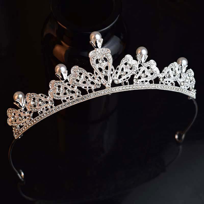 Simple Temperament Fugitive Princess Crown  Birthday Catwalk  Awards  Hair Accessories  Fashionable and Versatile Accessories