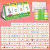 129Pcs/Set Visual Words Flash Cards Alphabet ABC English Words Spelling Shape Recognition Preschool Learning Educational Cognitive Flashcard Toddlers