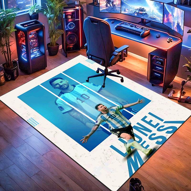 Lionel Messi: FC Barcelona Legend carpet Doormat Home Decor Fashion Office chair cushion Doormat