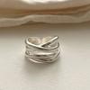 Stylish Irregular Geometric Rings Stylish Geometric Line Crossed Rings For Women Perfect For Parties And Gifts