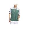 Adidas Originals X Bogey Boys Kollaboration SS23 Logo Buchstaben Streifen Kurzarm Poloshirt Herren Poloshirts Grün IL9294