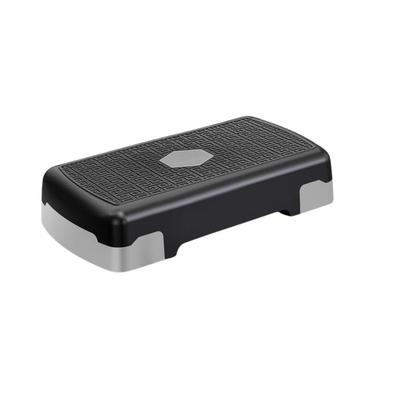 Sports Step Flat Step Stool for Exercise and Stretching, Compact, Gray, Small