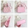 Summer New Fashion Simple Small Square Bag Retro Handbag Casual Crossbody Bag Popular Bag for Women