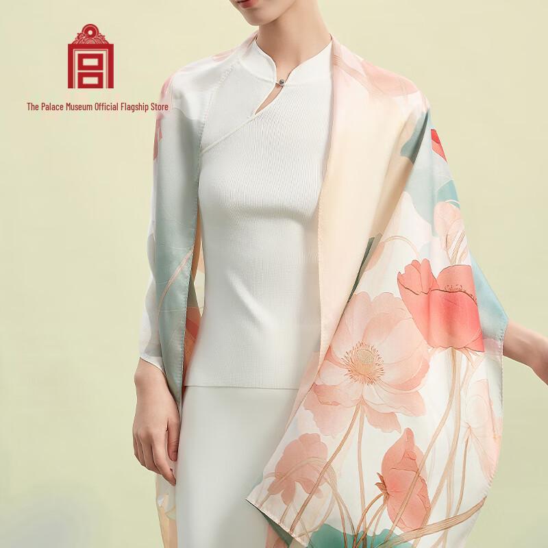 Palace Gift Forbidden City Culture Double-Sided Mulberry Silk Scarf