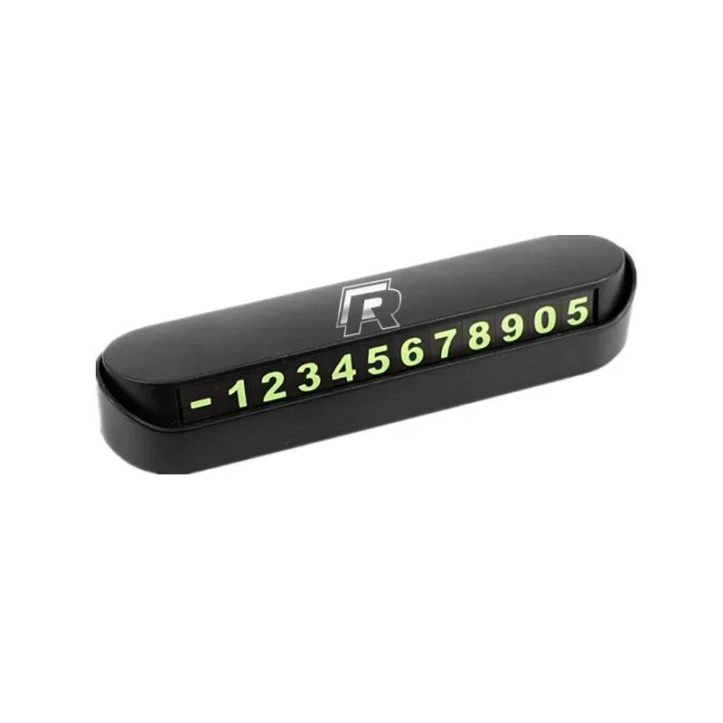 

New Car Temporary Stop Sign Parking Card Telephone Number Card Plate for VW Volkswagen Golf 7 MK7 Golf 6 MK6 Tiguan Polo CC