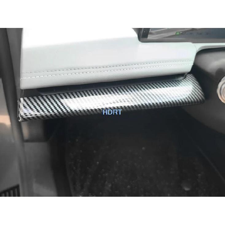 For Geely Galaxy E8 2024 + Car Styling Carbon Fibre Interior Rear Air Vent Outlet Gear Shift Window Control Panel Cover Sticker
