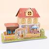 3D DIY Papierkarte Puzzle Villen Haus Bau Modell Kinder Handgemacht Pädagogisch Spielzeug Puzzle Schreibtisch Ornament