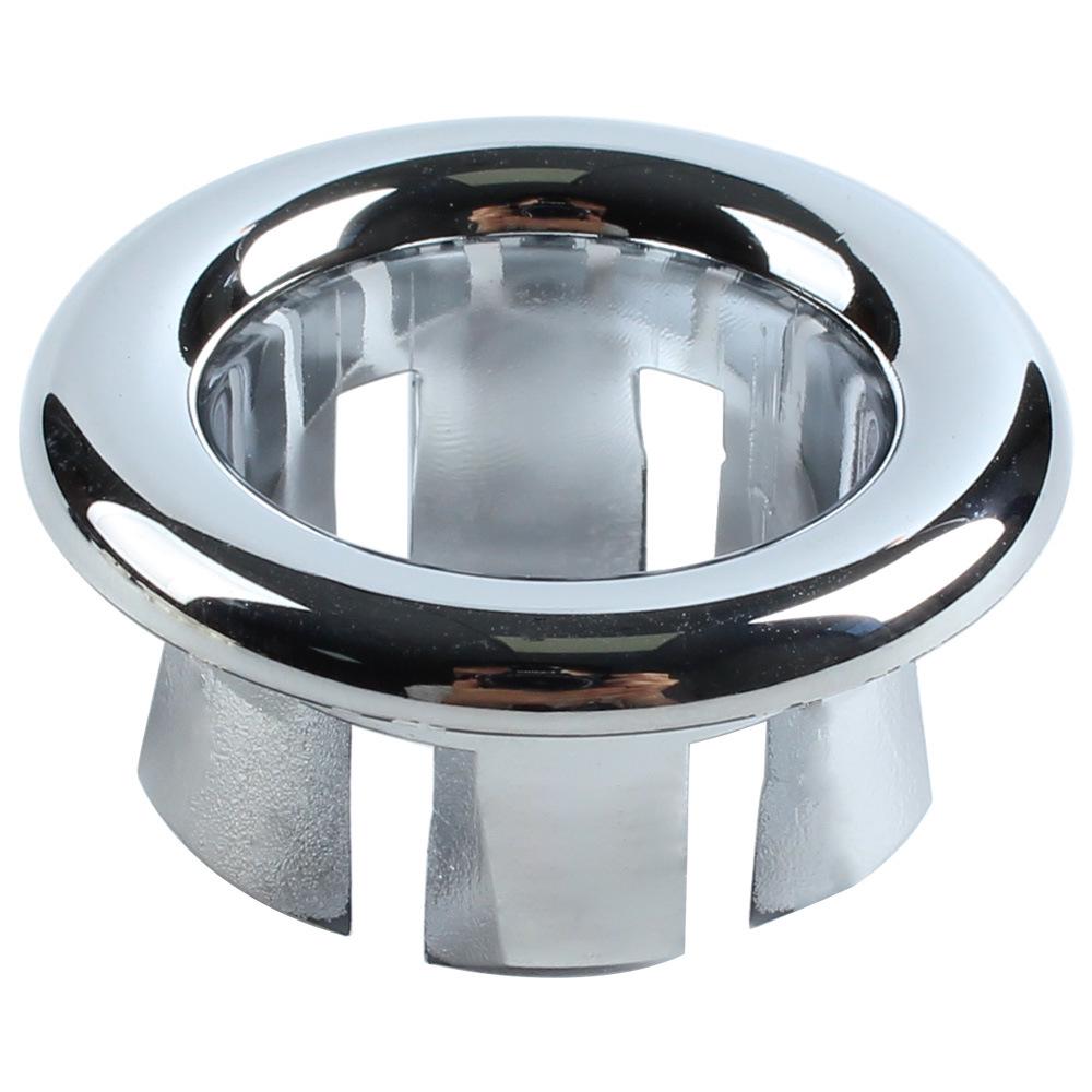 Universal Electroplating Sink Hole Overflow and Drain Cover for Bathtub and Kitchen