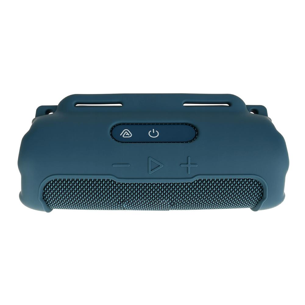 Silicone Case with Shoulder Strap Portable Travel Soft Cover Protective Sleeve Cover for JBL FLIP 7 Bluetooth-compatible Speaker