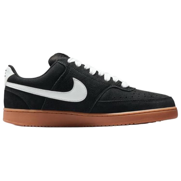Nike Court Vision Low Black Gum Unisex Sneakers Gum-Medium-Brown White IO7727-001