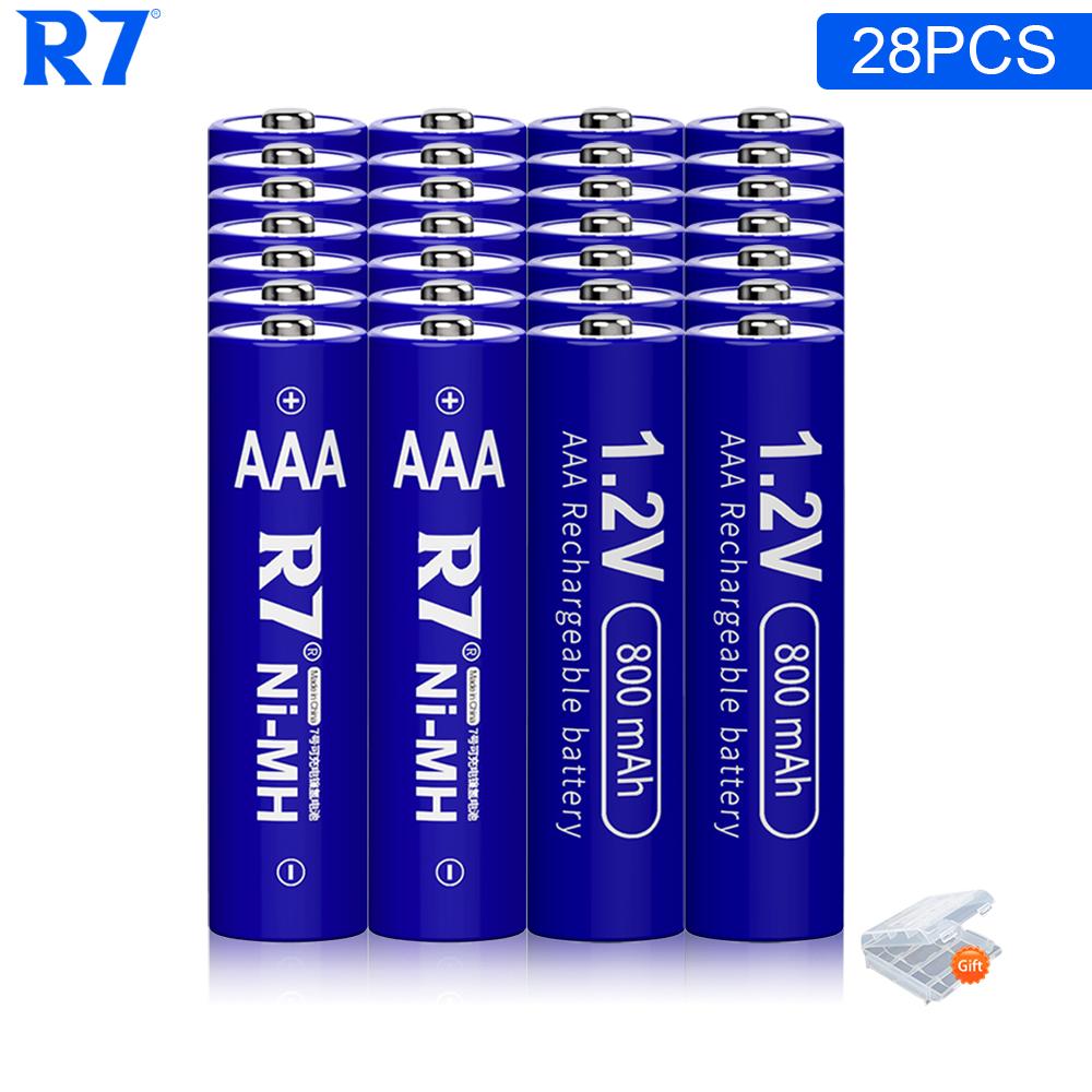 AAA 800mAh NI-MH 1.2V Rechargeable Battery AAA Battery 3A Rechargeable Battery NI-MH Battery for Camera,toys