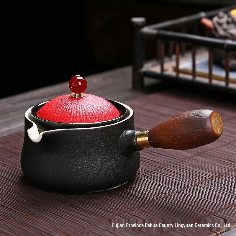 Xiaokang Portable Quick-Brew Travel Tea Set with Automatic Teapot