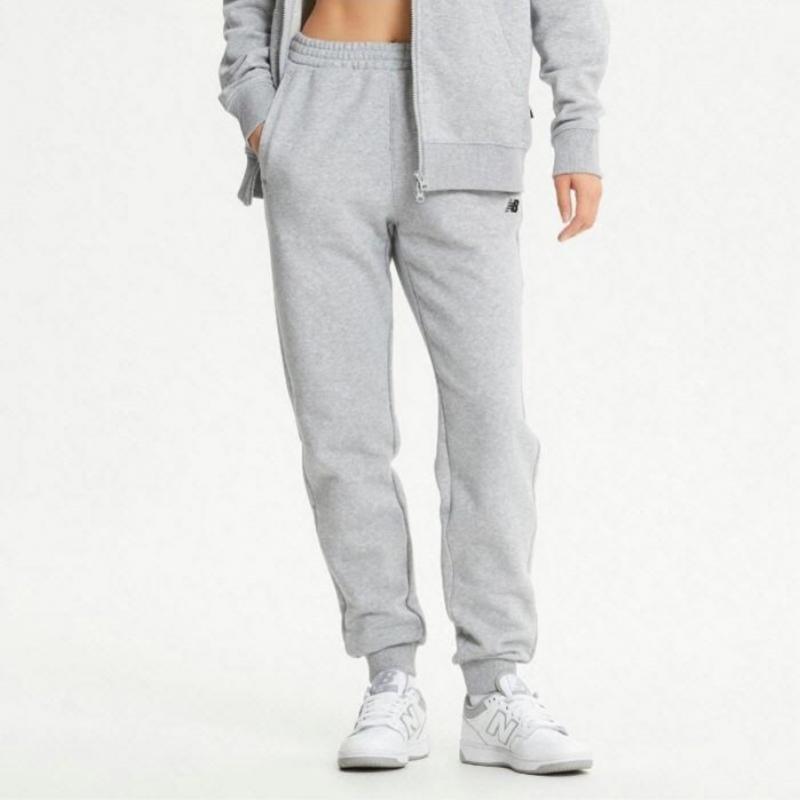 New Balance Классические флисовые брюки-джоггеры Nbmle41113 MELANGE GRAY/70(XS)