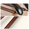 Premium Solid Wood And Metal Hangers For Closet, Wide Shoulder Coat Hooks For Home Wardrobe, Durable Wooden Suit Hangers Set